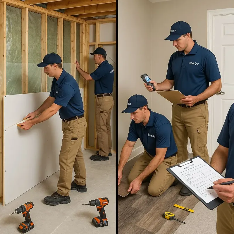 Repairs and Reconstruction process in Belle Plaine, IA